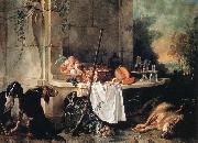 Jean Baptiste Oudry Dead Wolf USA oil painting reproduction